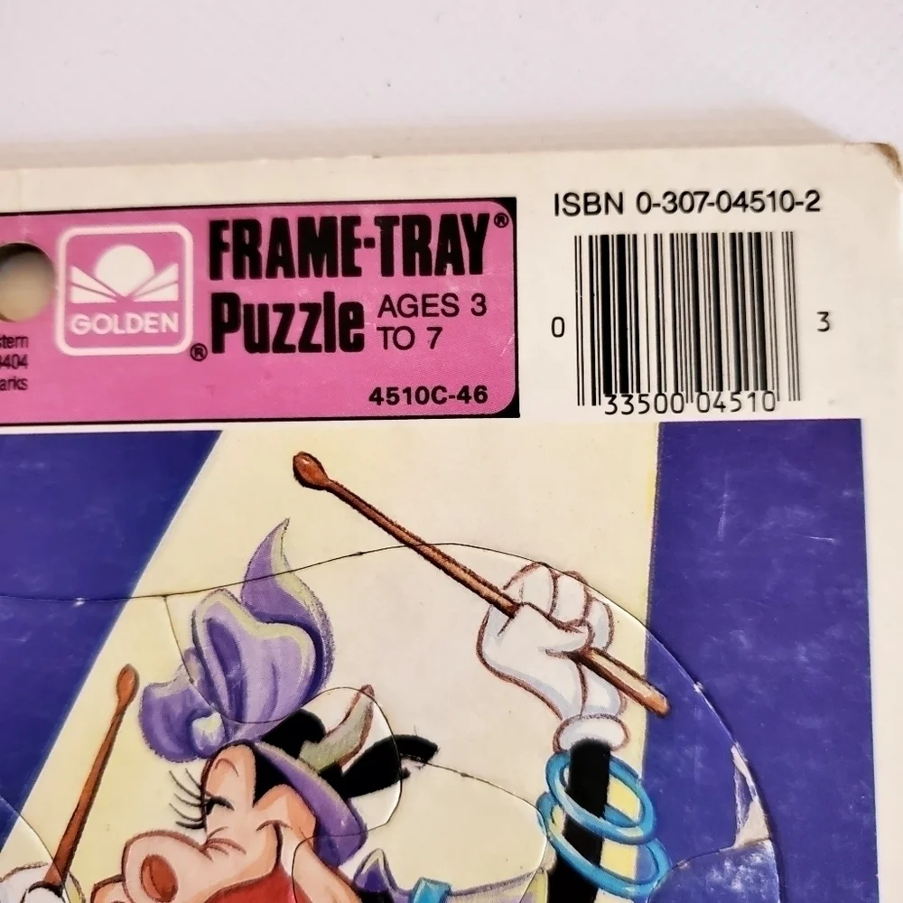 Disney Totally Minnie Mouse Tray Puzzle 12 Piece Vintage